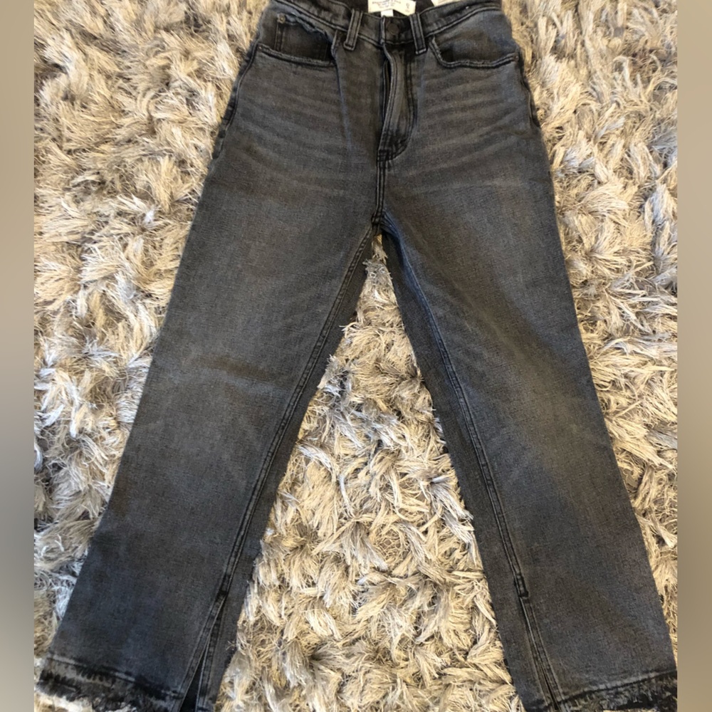 Abercrombie & fitch charcoal sz 25